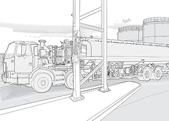 vehicle fueling drawing