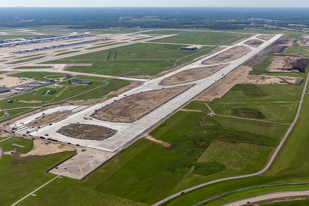 Detroit runway construction