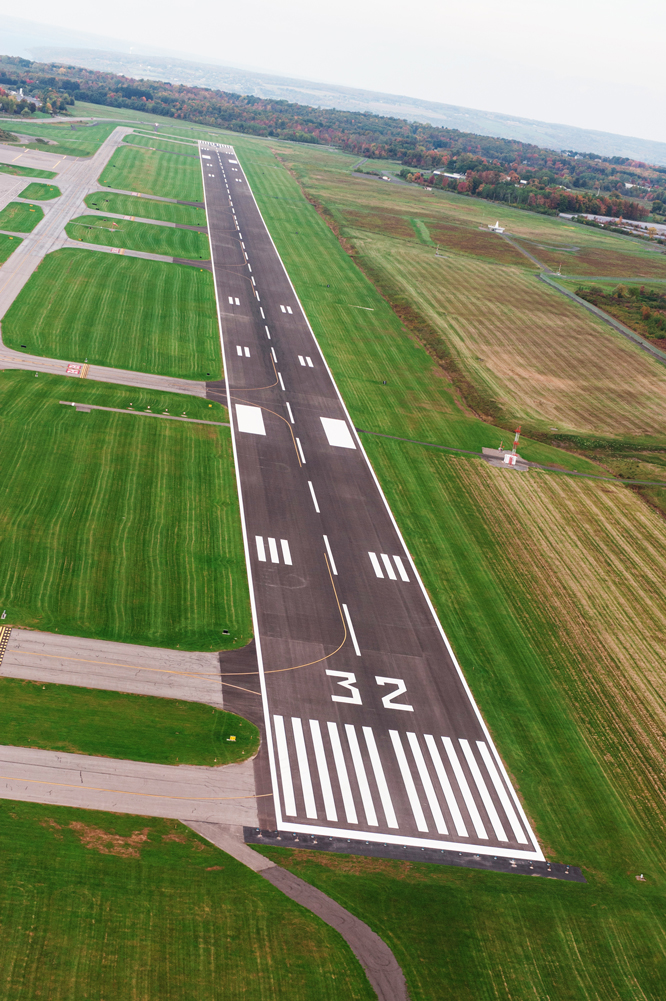 Ithaca Airport Runway