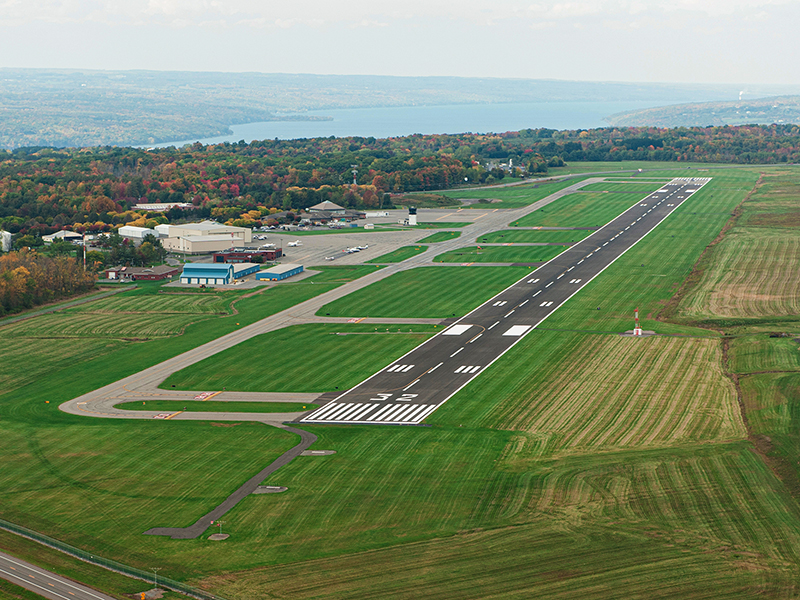 Ithaca Airport Runway