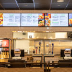 Fast causal food service counter at BurgerFi JAX