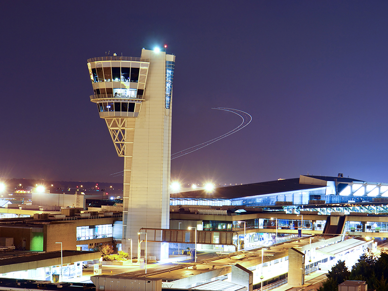 Philadelphia International Airport air traffic control tower