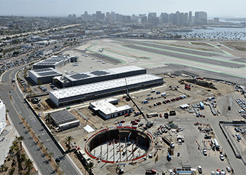 San Diego Airport construction of the stormwater containment cistern