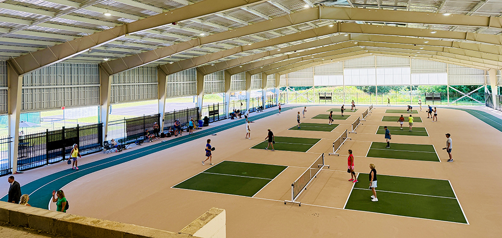 Pickleball courts at Grippen Community Park