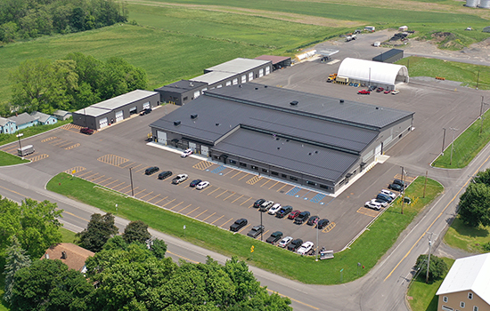 Aerial photo of Yates County Highway Facility